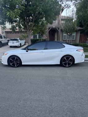 White 2020 Toyota Camry XSE