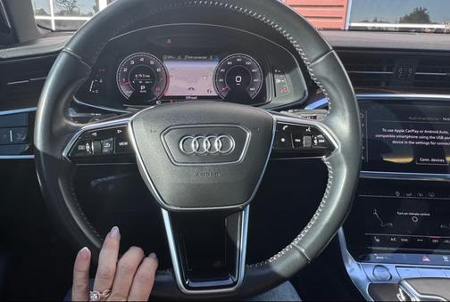 Black 2019 Audi A6 55 Premium