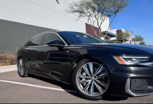 Black 2019 Audi A6 55 Premium