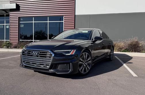 Black 2019 Audi A6 55 Premium