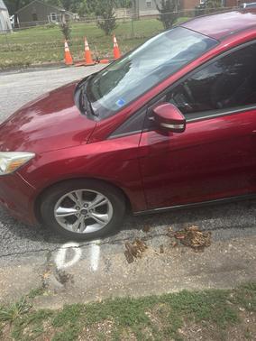Red 2014 Ford Focus SE