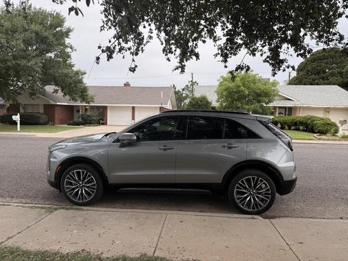 Gray 2024 Cadillac XT4 Sport