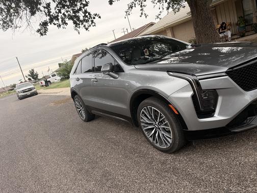 Gray 2024 Cadillac XT4 Sport