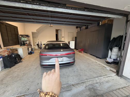 Silver 2023 Lucid Air Touring