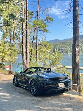 Black 2021 Porsche 718 Spyder 718 Spyder