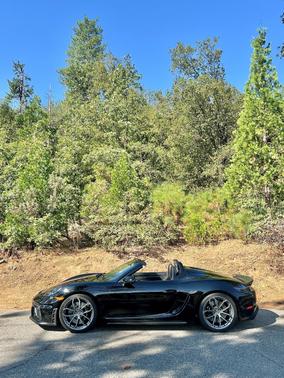 Black 2021 Porsche 718 Spyder 718 Spyder