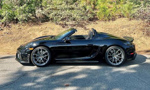 Black 2021 Porsche 718 Spyder 718 Spyder