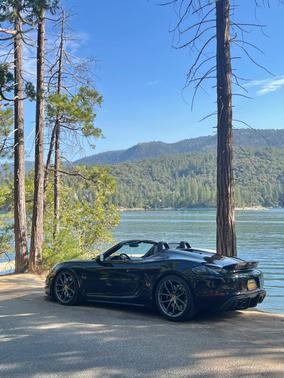 Black 2021 Porsche 718 Spyder 718 Spyder