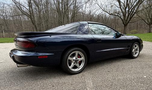 Blue 1998 Pontiac Firebird Formula