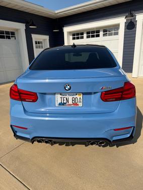 Blue 2016 BMW M3 Base