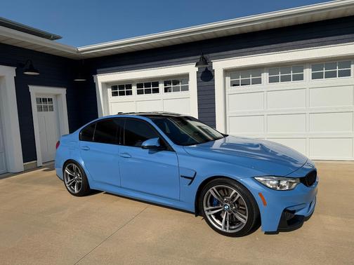 Blue 2016 BMW M3 Base