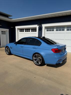 Blue 2016 BMW M3 Base