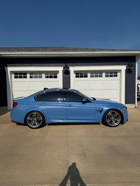 Blue 2016 BMW M3 Base