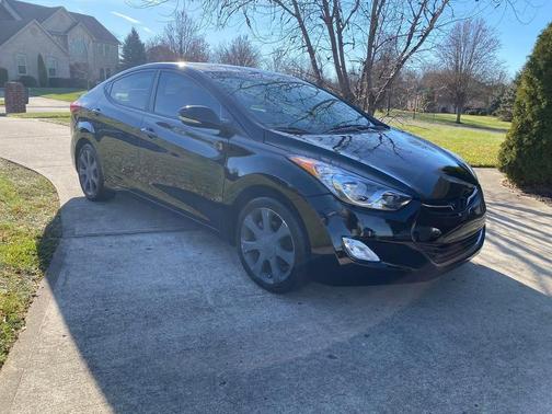 Black 2012 Hyundai ELANTRA Limited