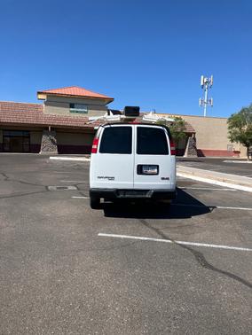 White 2015 GMC Savana 3500 Work Van