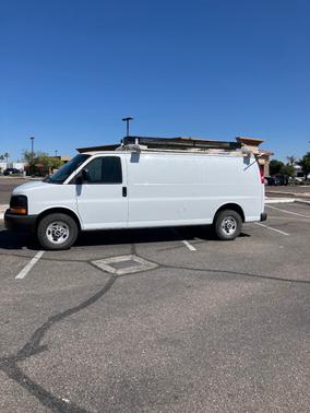 White 2015 GMC Savana 3500 Work Van
