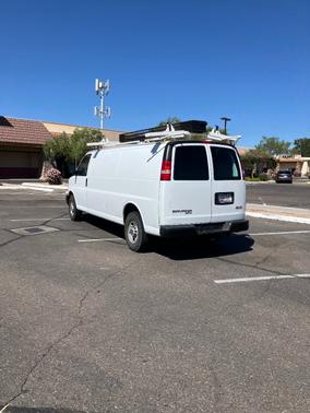 White 2015 GMC Savana 3500 Work Van