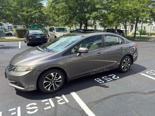 Gray 2014 Honda Civic EX