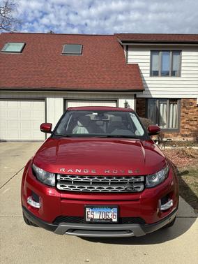 Red 2013 Land Rover Range Rover Evoque Pure