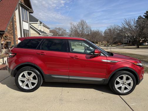 Red 2013 Land Rover Range Rover Evoque Pure