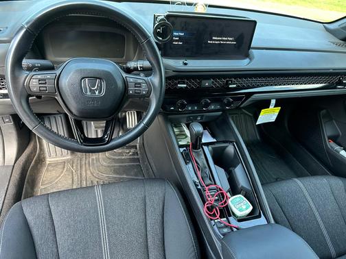 White 2025 Honda Accord Hybrid Sport