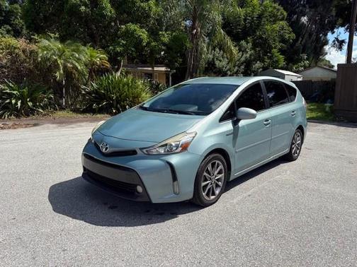 Green 2015 Toyota Prius v Five