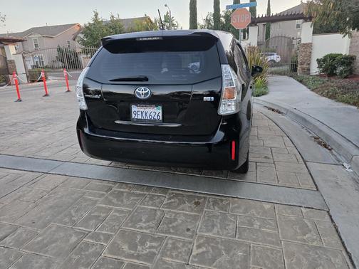 Black 2012 Toyota Prius v Five