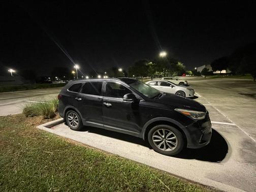 Black 2017 Hyundai SANTA FE Limited
