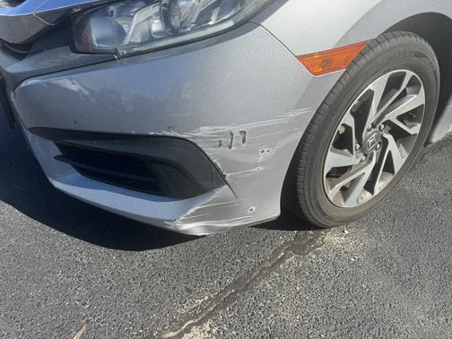 Silver 2018 Honda Civic EX