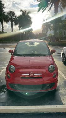 Red 2013 FIAT 500 Sport Turbo