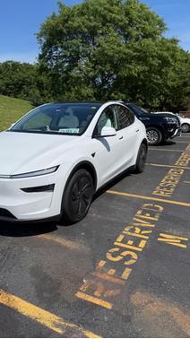 White 2026 Tesla Model Y Long Range Launch Series AWD
