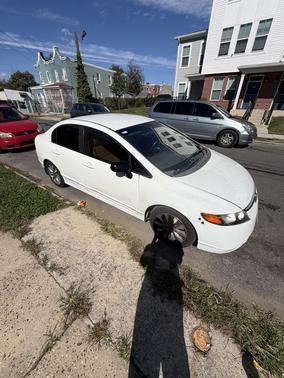 White 2008 Honda Civic LX