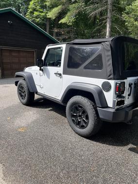 White 2018 Jeep Wrangler JK Sport