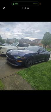 Blue 2019 Ford Mustang GT Premium