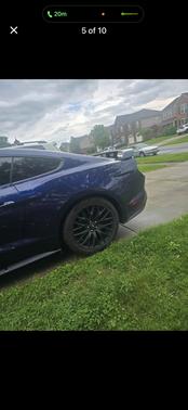 Blue 2019 Ford Mustang GT Premium