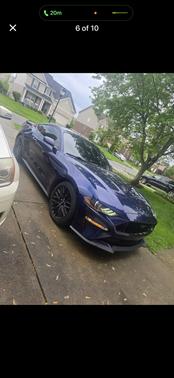 Blue 2019 Ford Mustang GT Premium