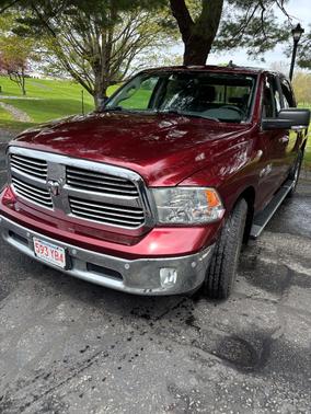 Red 2017 RAM 1500 Big Horn