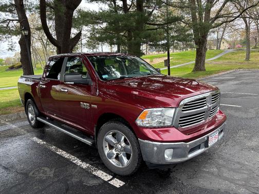 Red 2017 RAM 1500 Big Horn