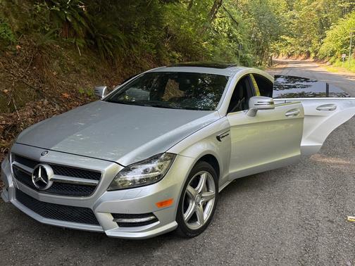Silver 2012 Mercedes-Benz CLS-Class CLS 550
