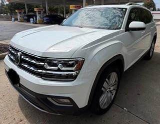 White 2019 Volkswagen Atlas 3.6L SEL