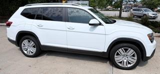 White 2019 Volkswagen Atlas 3.6L SEL