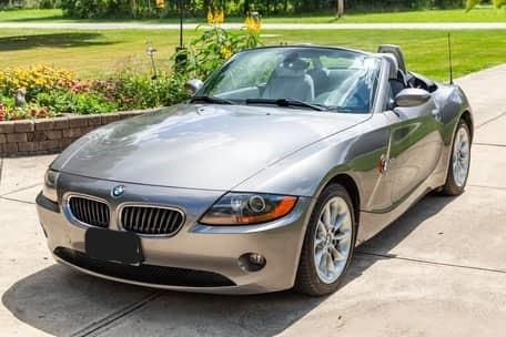 Gray 2003 BMW Z4 2.5i Roadster