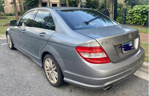 Gray 2009 Mercedes-Benz C-Class C 300 4MATIC Sport