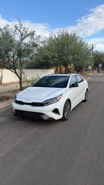 White 2022 Kia Forte GT