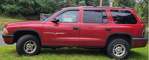 Red 2001 Dodge Durango 4WD