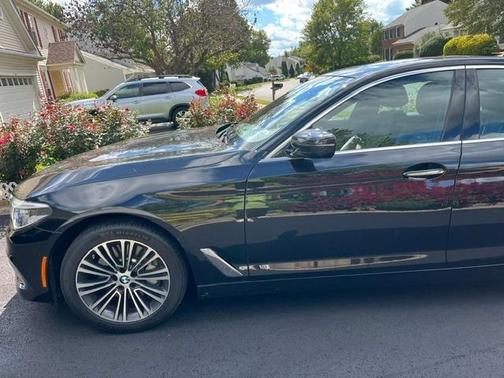 Black 2017 BMW 540 i xDrive