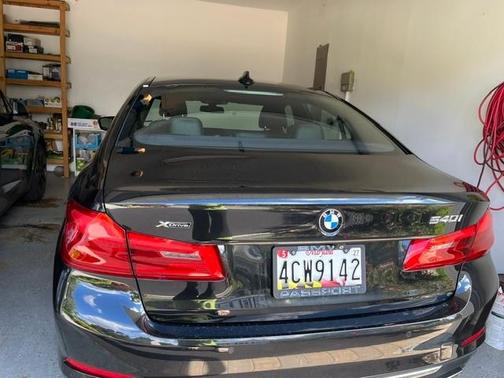 Black 2017 BMW 540 i xDrive
