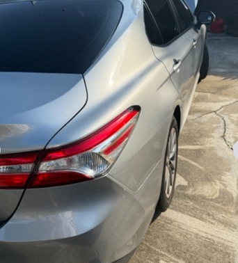 Silver 2019 Toyota Camry LE