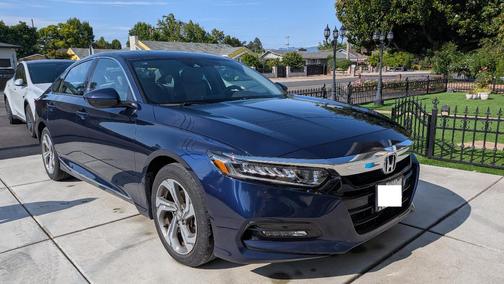 Blue 2019 Honda Accord EX
