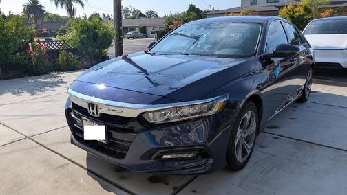 Blue 2019 Honda Accord EX